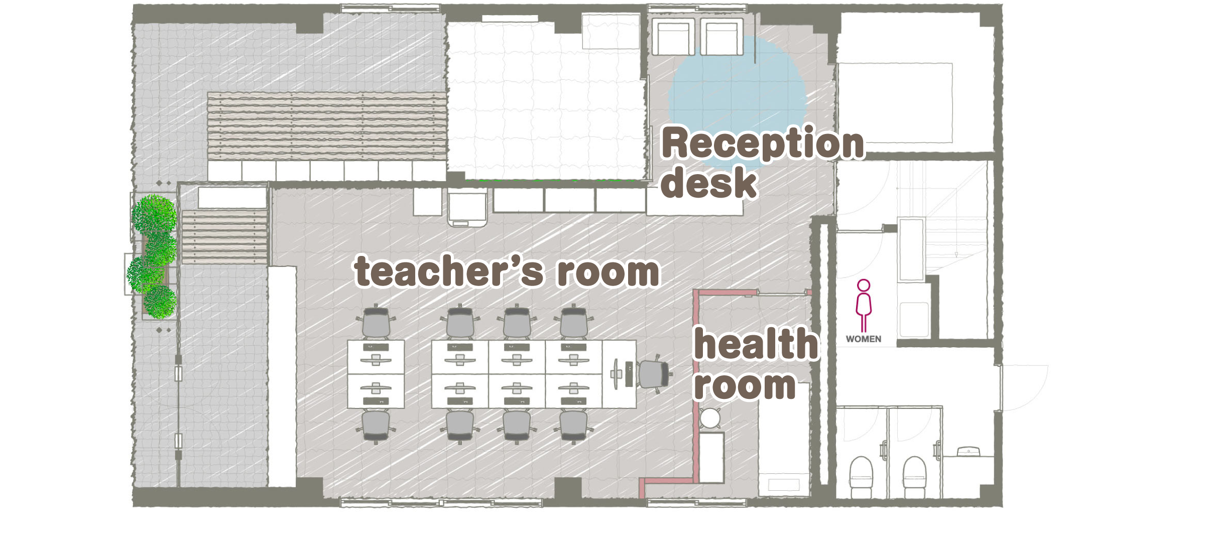 1F Floor map