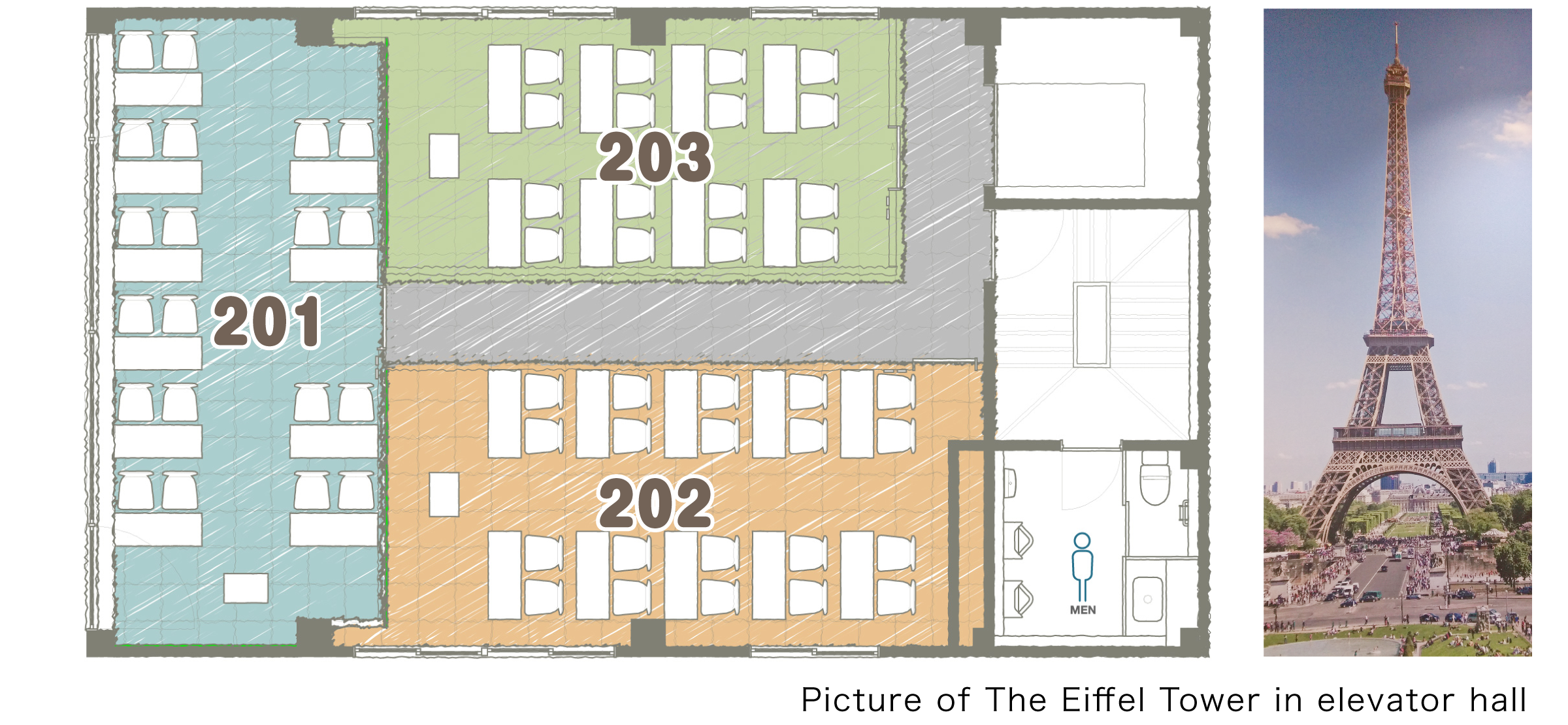 2F Floor map