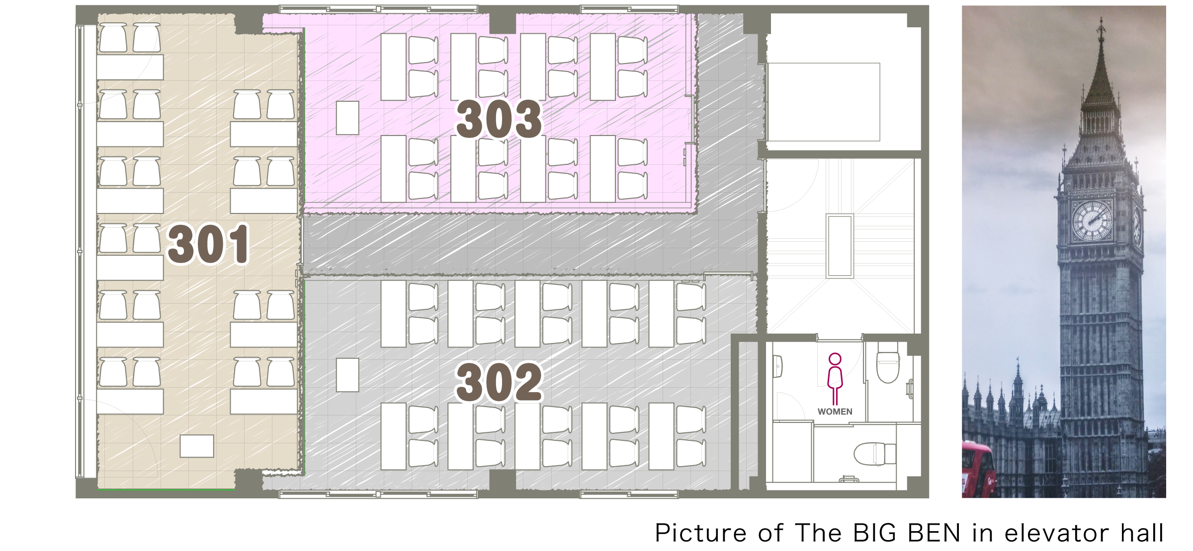 3F Floor map