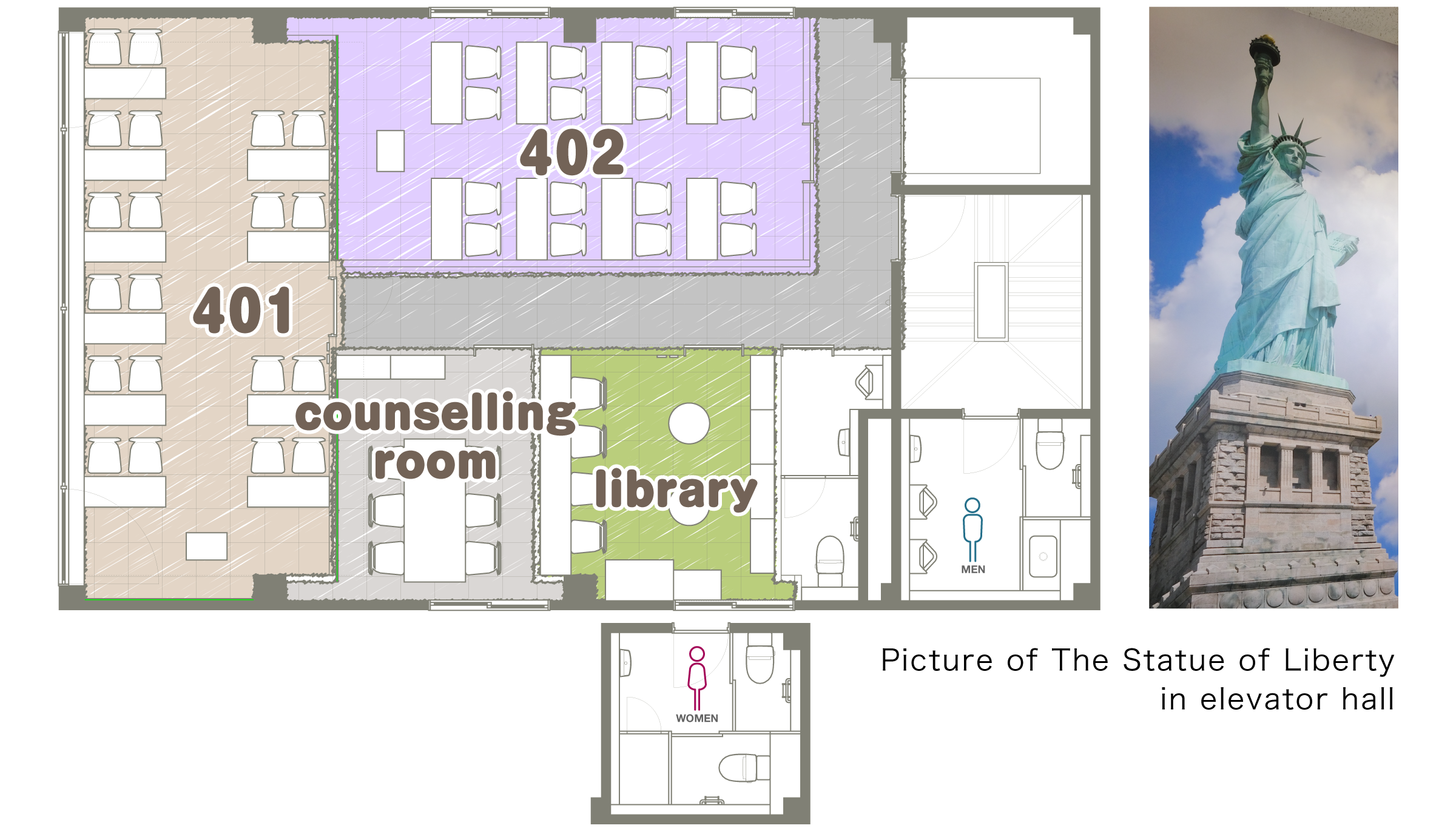 4F Floor map